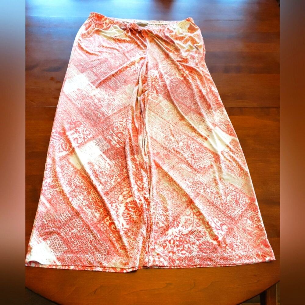 Easy wear by Chicos 3‎ pink tan and white leisure pants